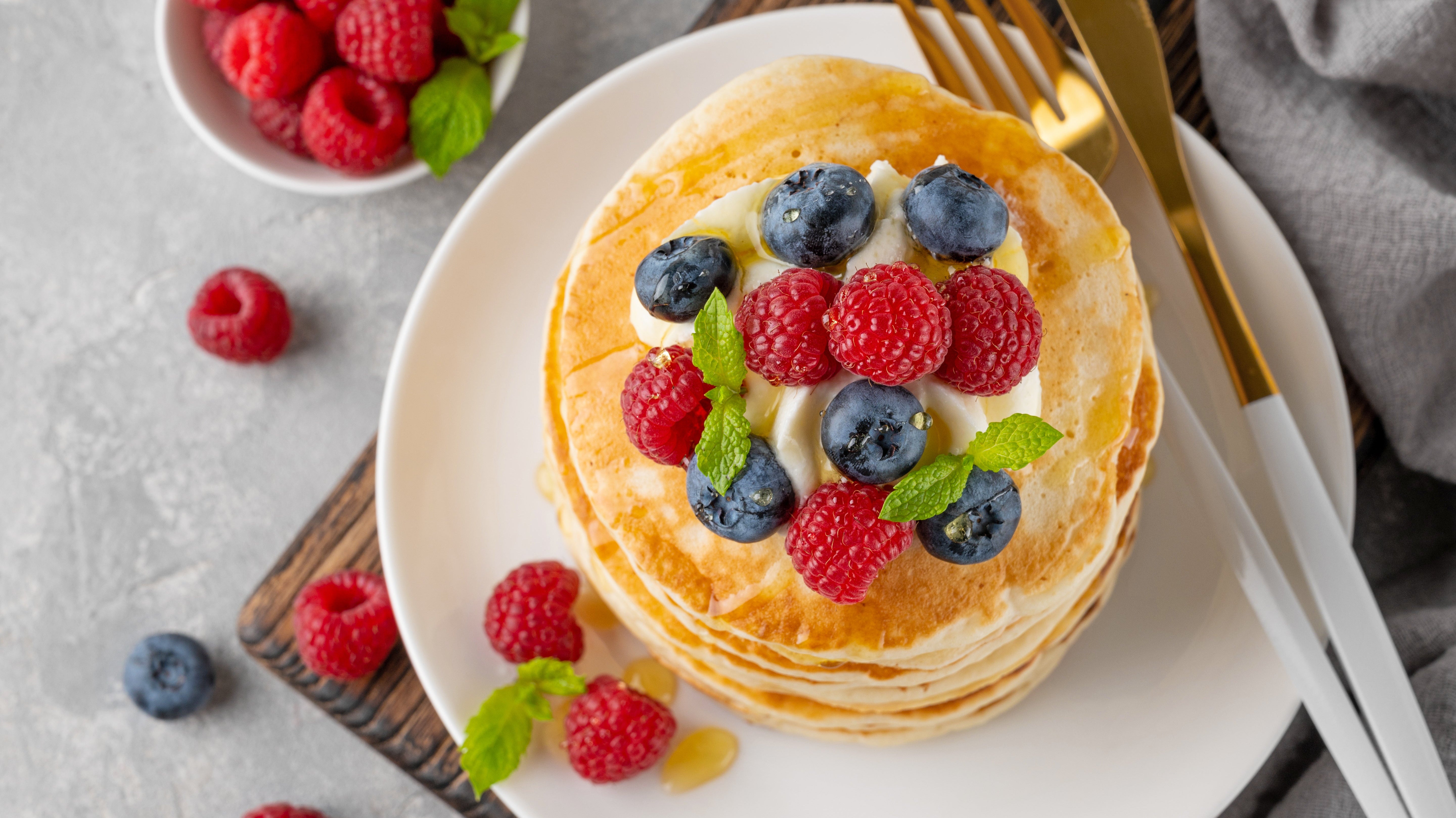PKN® Original Pecanmilk Pancakes with Whipped Cream