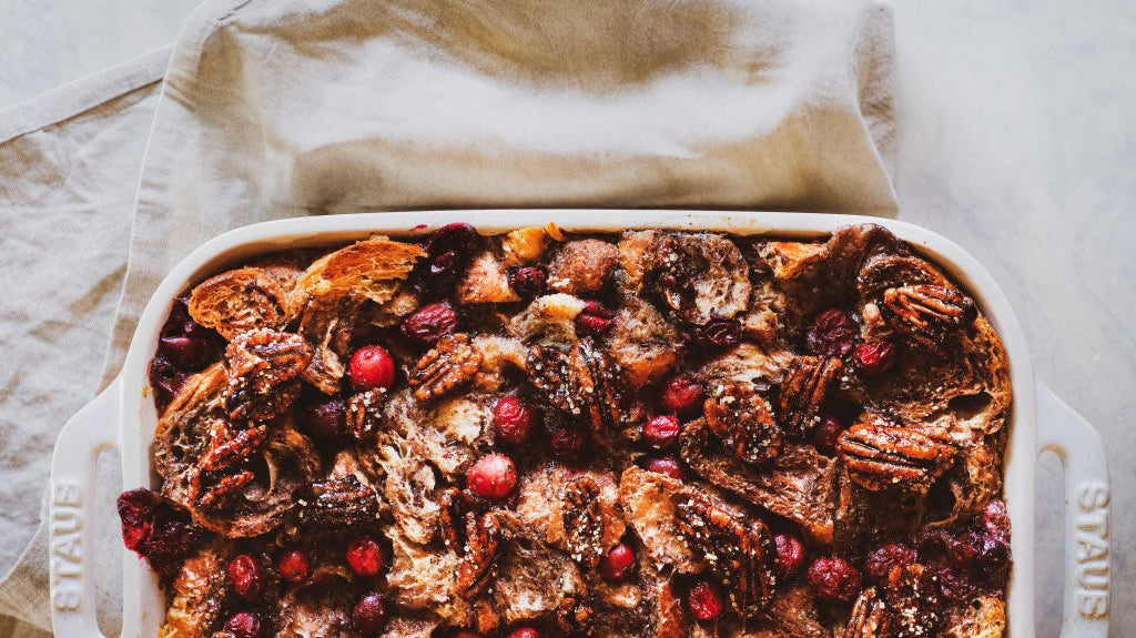 Cranberry Pecan French Bread Pudding