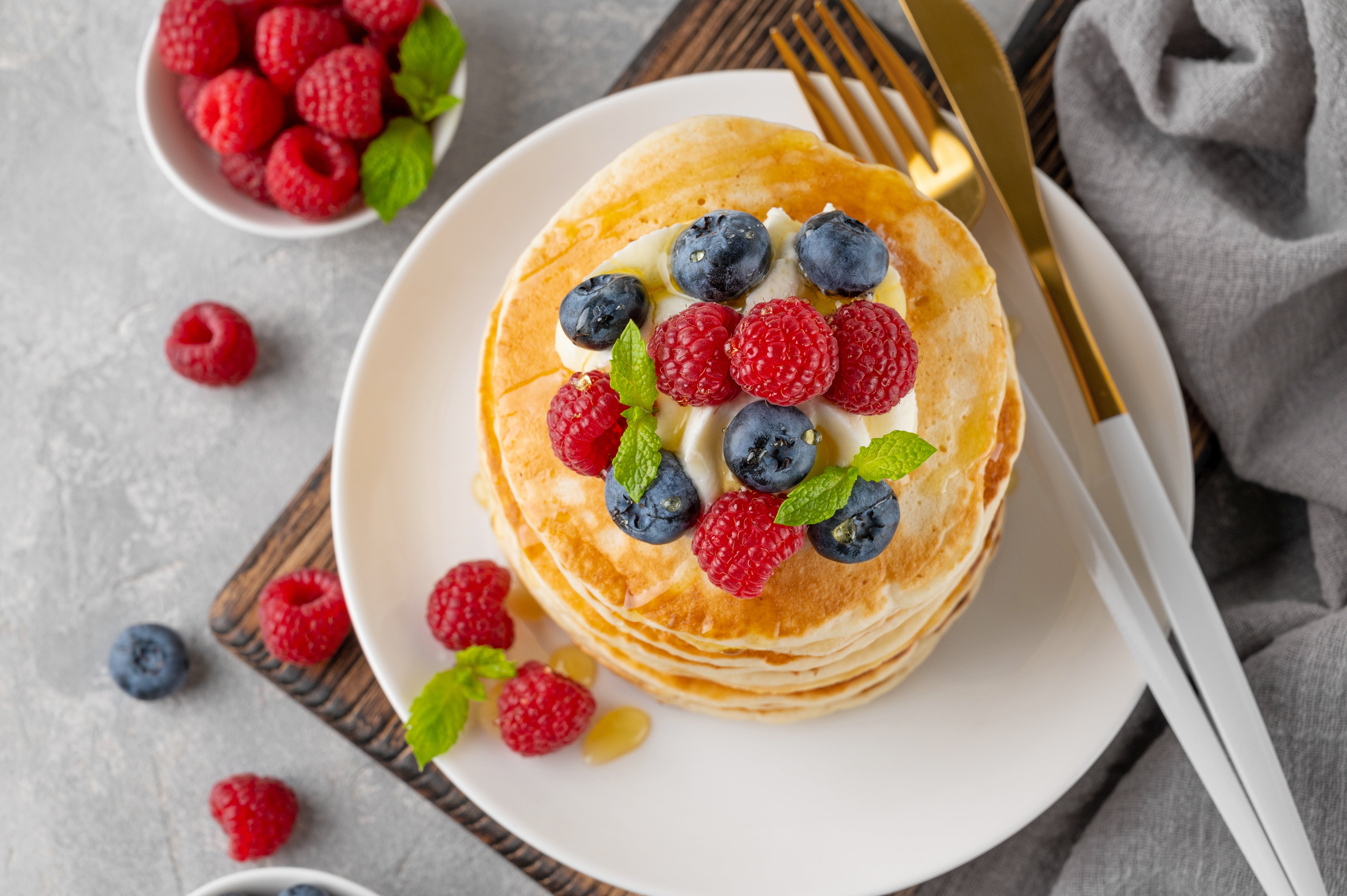 PKN® Original Pecanmilk Pancakes with Whipped Cream